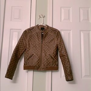 Faux leather jacket